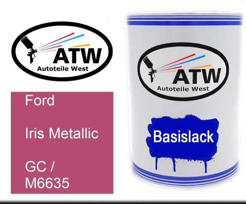 Ford, Iris Metallic, GC / M6635: 500ml Lackdose, von ATW Autoteile West.